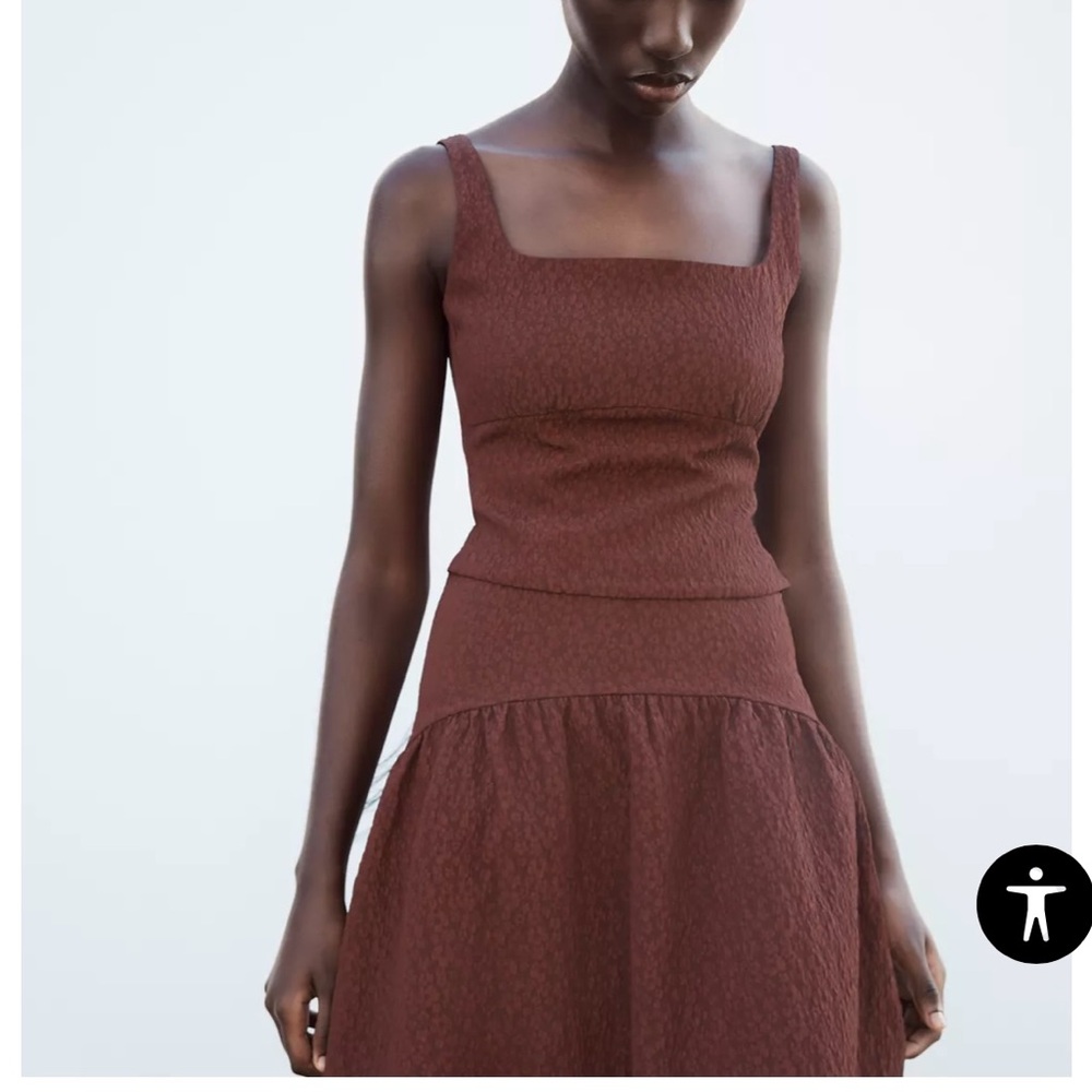 Zara textured tank